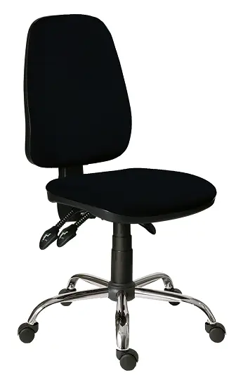 333 ASYN/CR židle kancelářská, látka BO BONDAI BN7 (8033) - látka černá